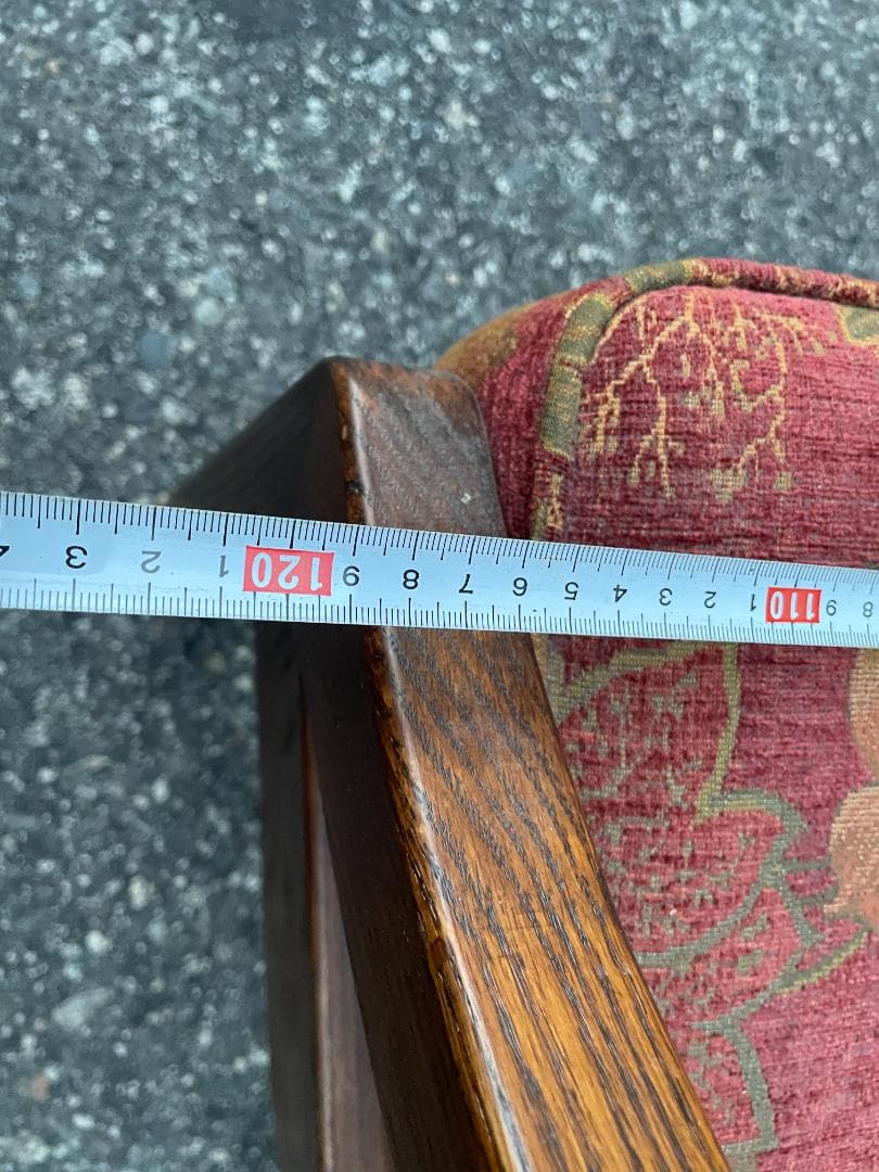 ★状態〇★ 三越 ブルージュ ソファ アームチェア H72xW122xD69cm