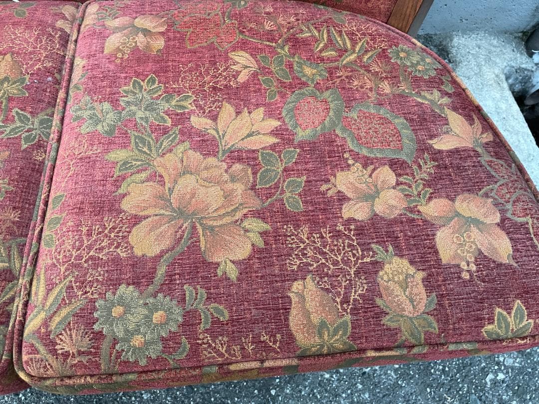 ★状態〇★ 三越 ブルージュ ソファ アームチェア H72xW122xD69cm