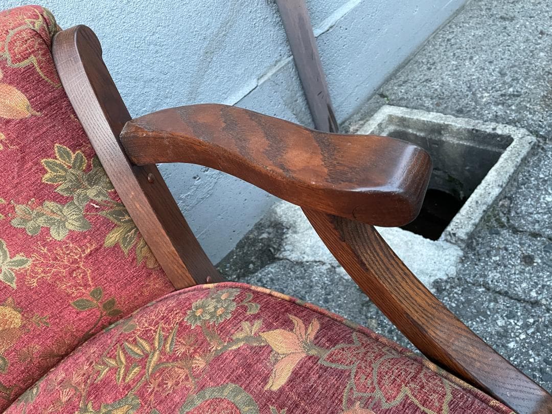 ★状態〇★ 三越 ブルージュ ソファ アームチェア H72xW122xD69cm