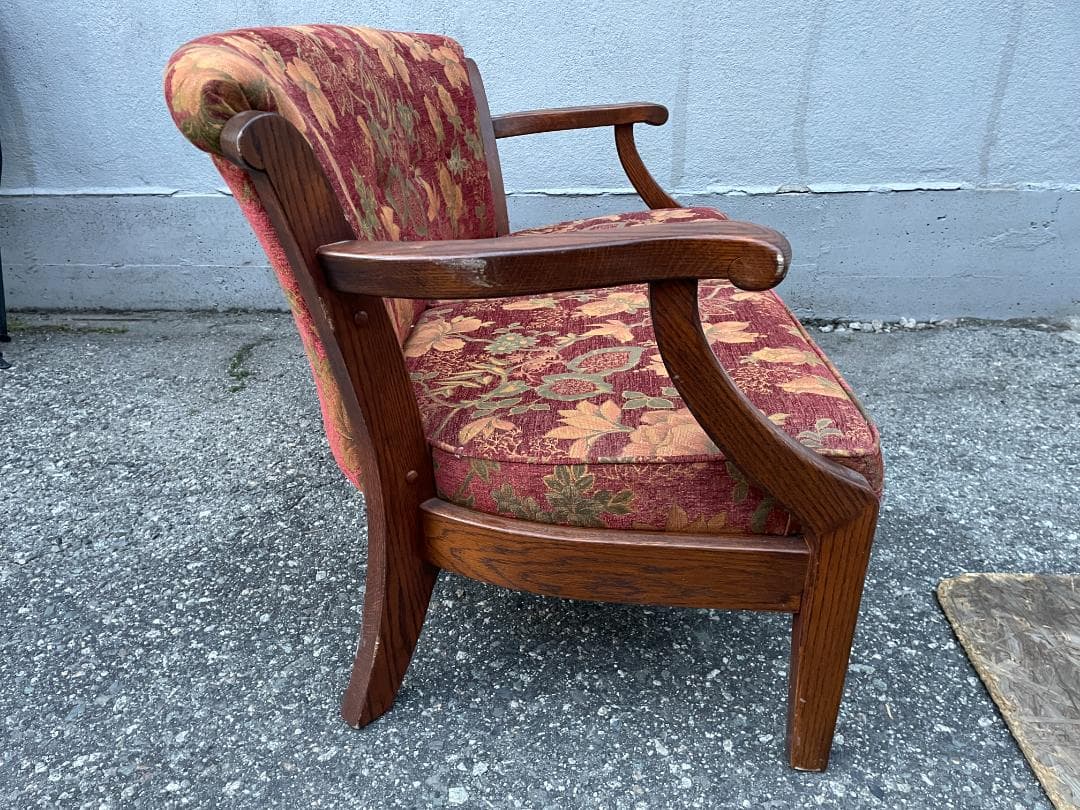 ★状態〇★ 三越 ブルージュ ソファ アームチェア H72xW122xD69cm