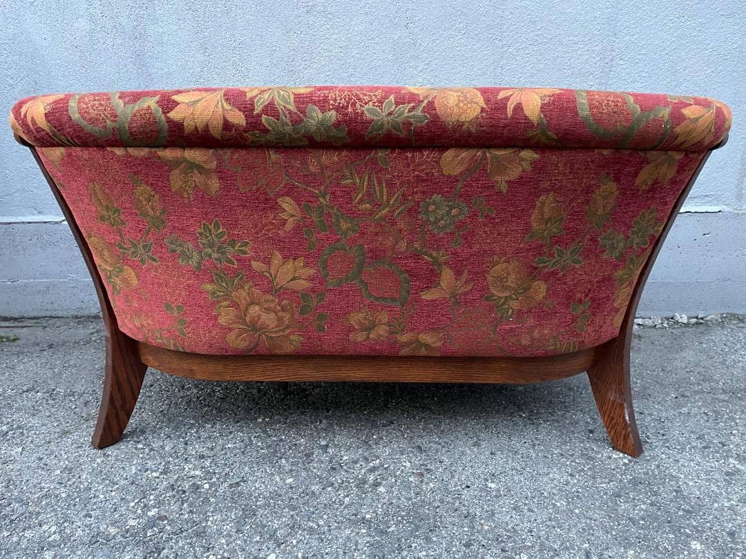 ★状態〇★ 三越 ブルージュ ソファ アームチェア H72xW122xD69cm