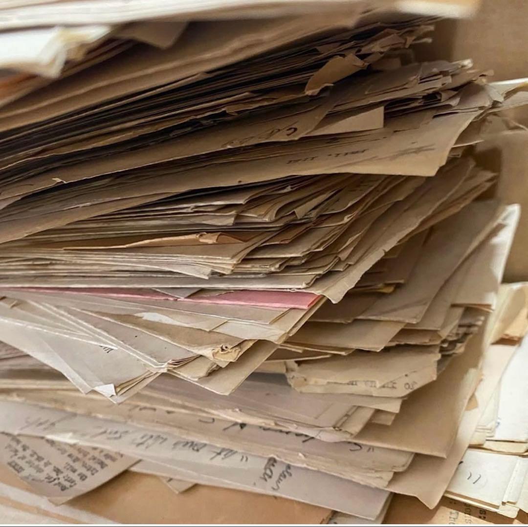 海外ヴィンテージ 書類系 ／ 蚤の市 ジャンクジャーナル 領収書 ④