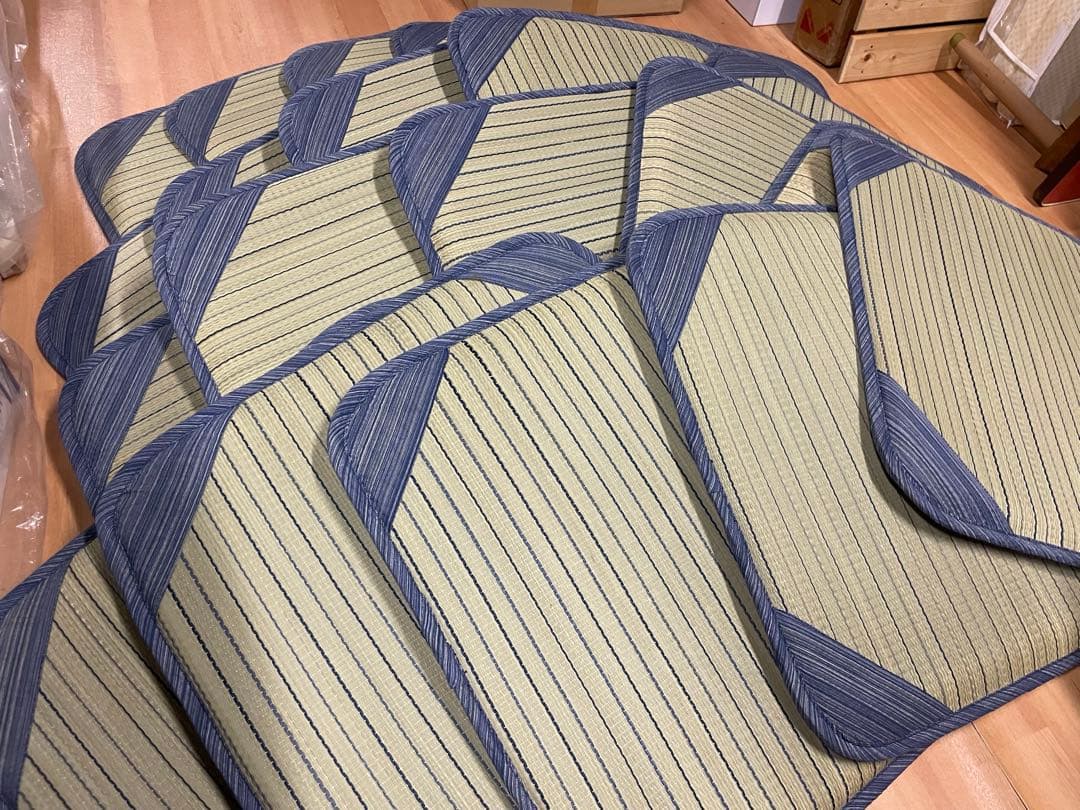 美品　夏座布団　レトロ　い草　20枚　袋付き　法事