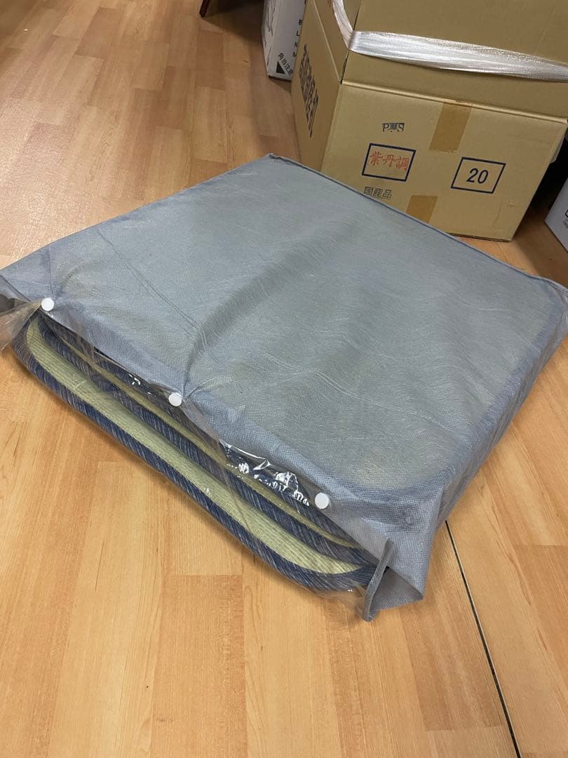 美品　夏座布団　レトロ　い草　20枚　袋付き　法事