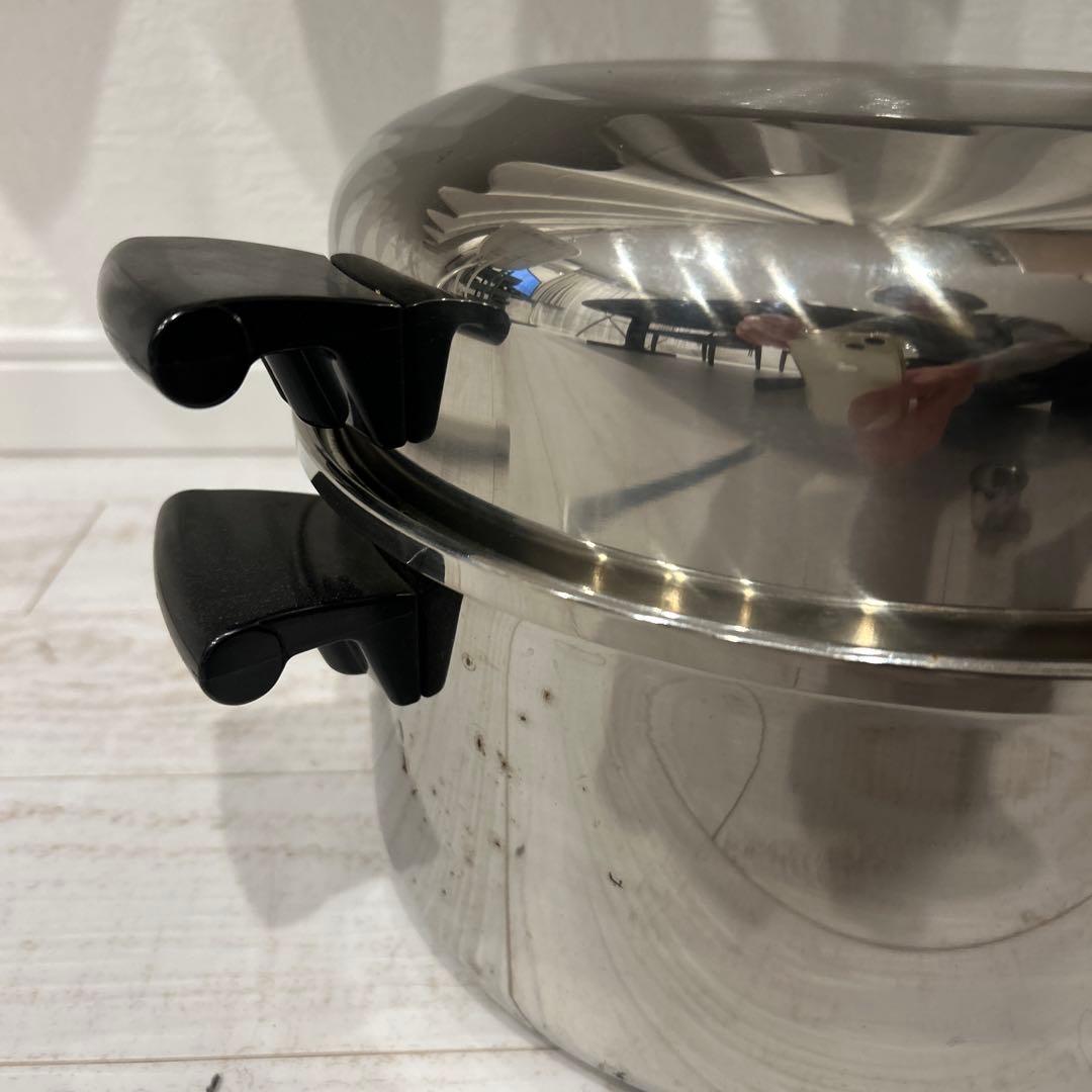 ステンレススチール 両手鍋