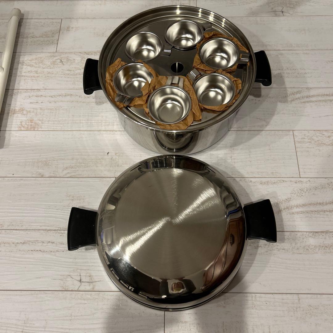 ステンレススチール 両手鍋