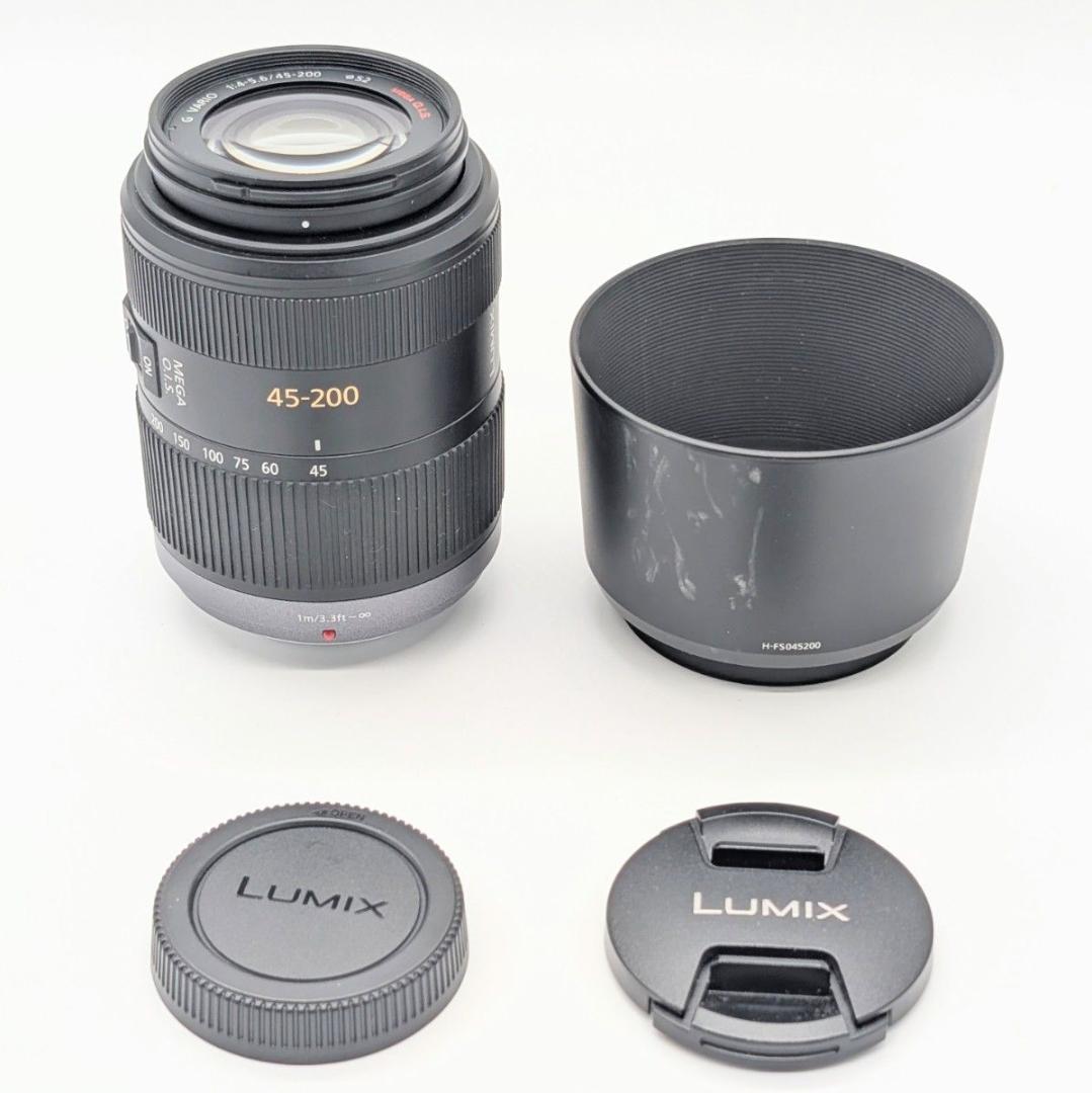 【極美品】Panasonic LUMIX G VARIO 45-200mm