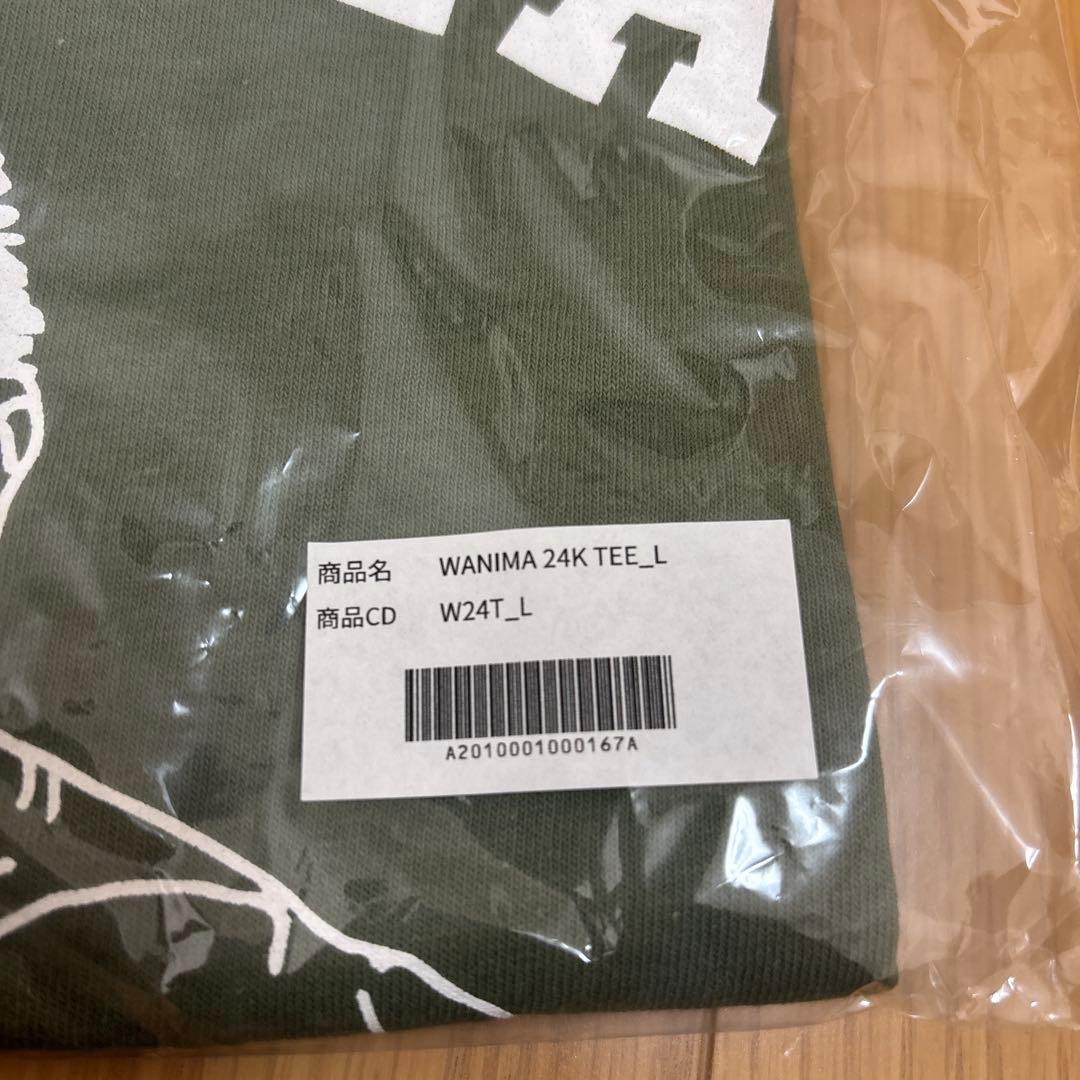 未開封新品⭐︎WANIMA 24K TEE Lサイズ オリーブ色　光真　Tシャツ