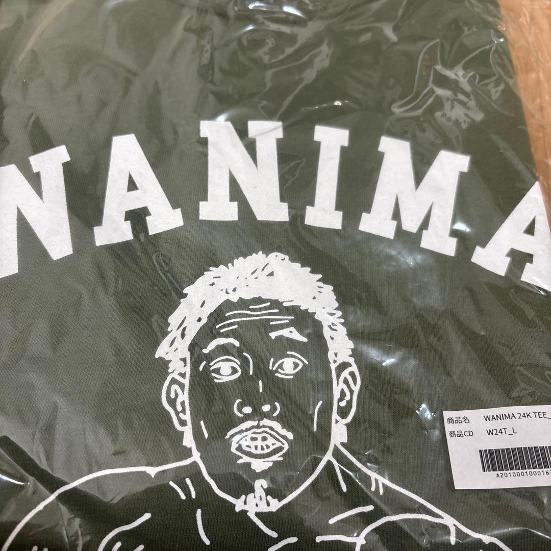 未開封新品⭐︎WANIMA 24K TEE Lサイズ オリーブ色　光真　Tシャツ
