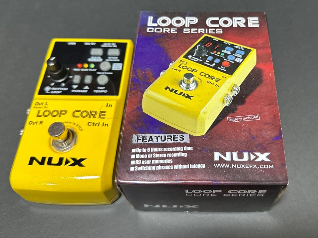 NUX LOOP CORE LOOPER ギター ルーパー 箱説明書付き