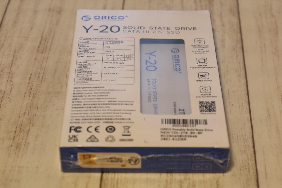 ORICO Y-20 2TB 内蔵SSD 2.5インチ SATA III 未開封