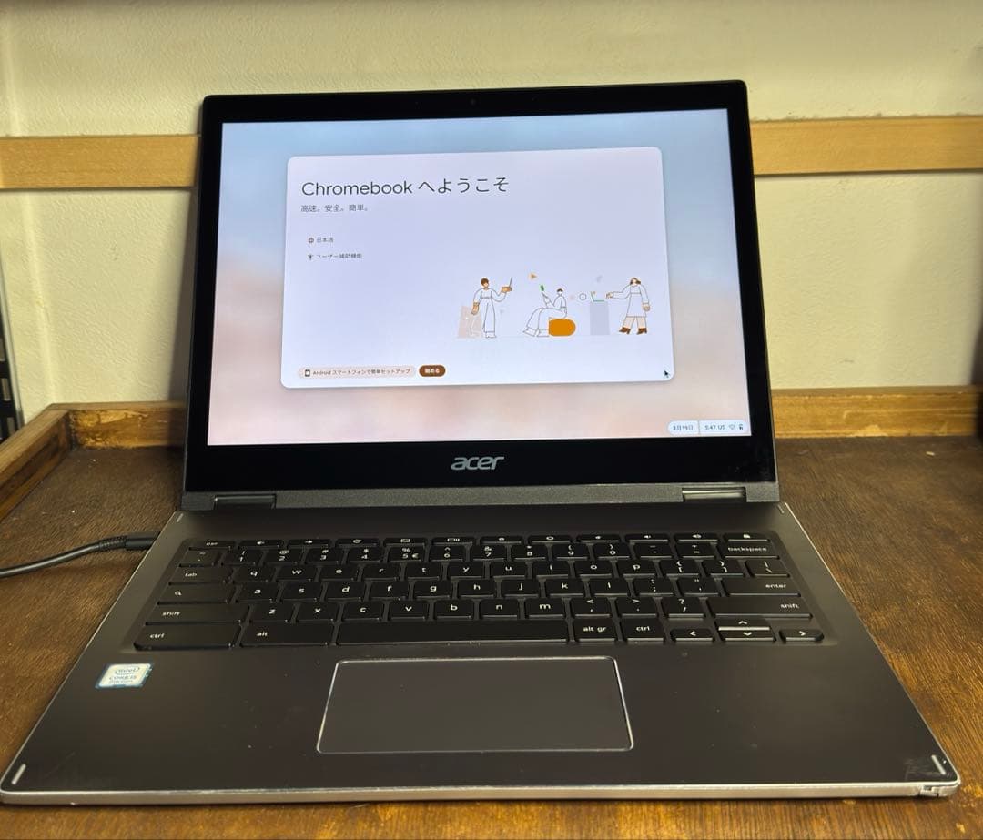 Chromebook本体 Chromebook Spin 13 CP713-1WN 2in1