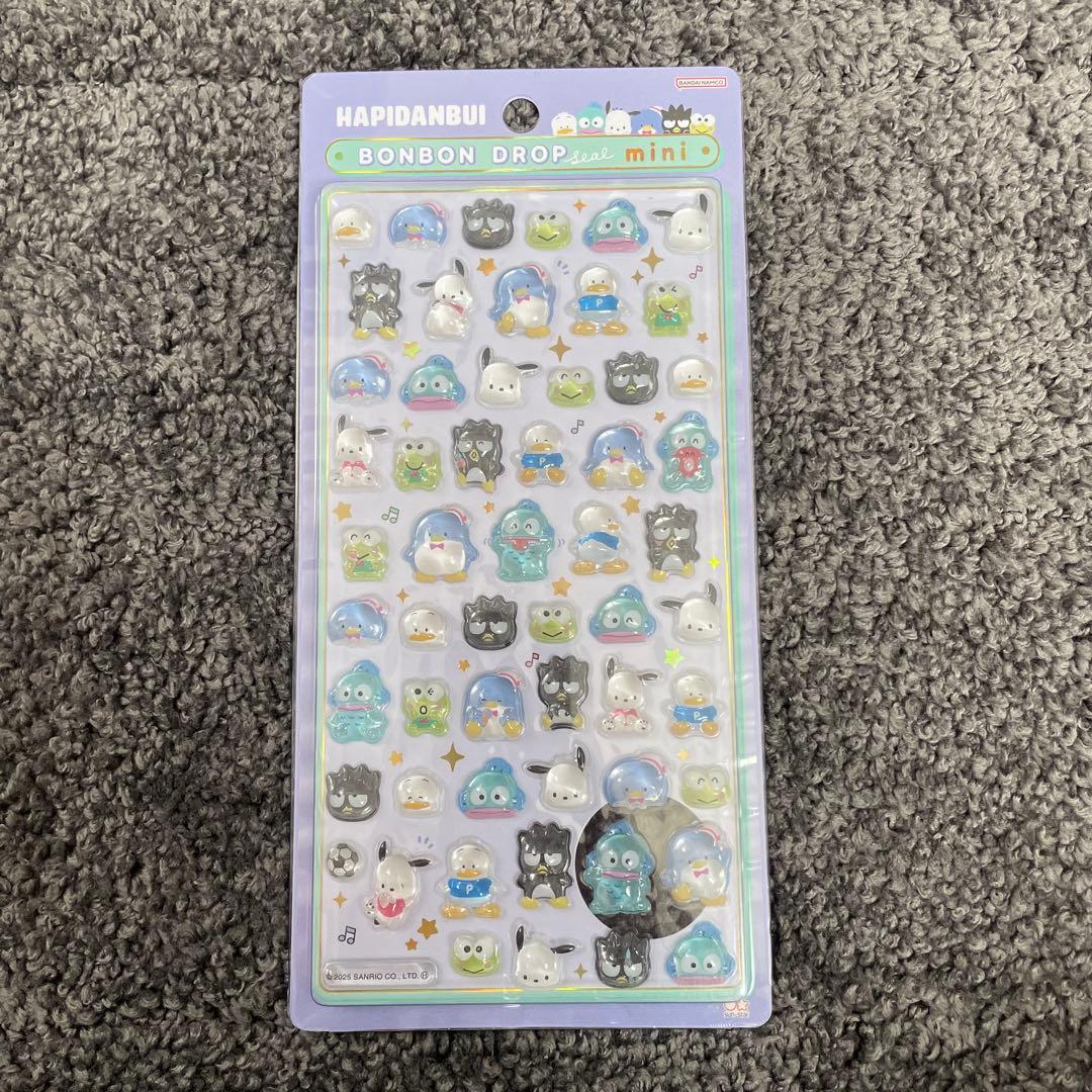 【国内正規品】ボンボンドロップminiシール サンリオ 5種類セットまとめ売り
