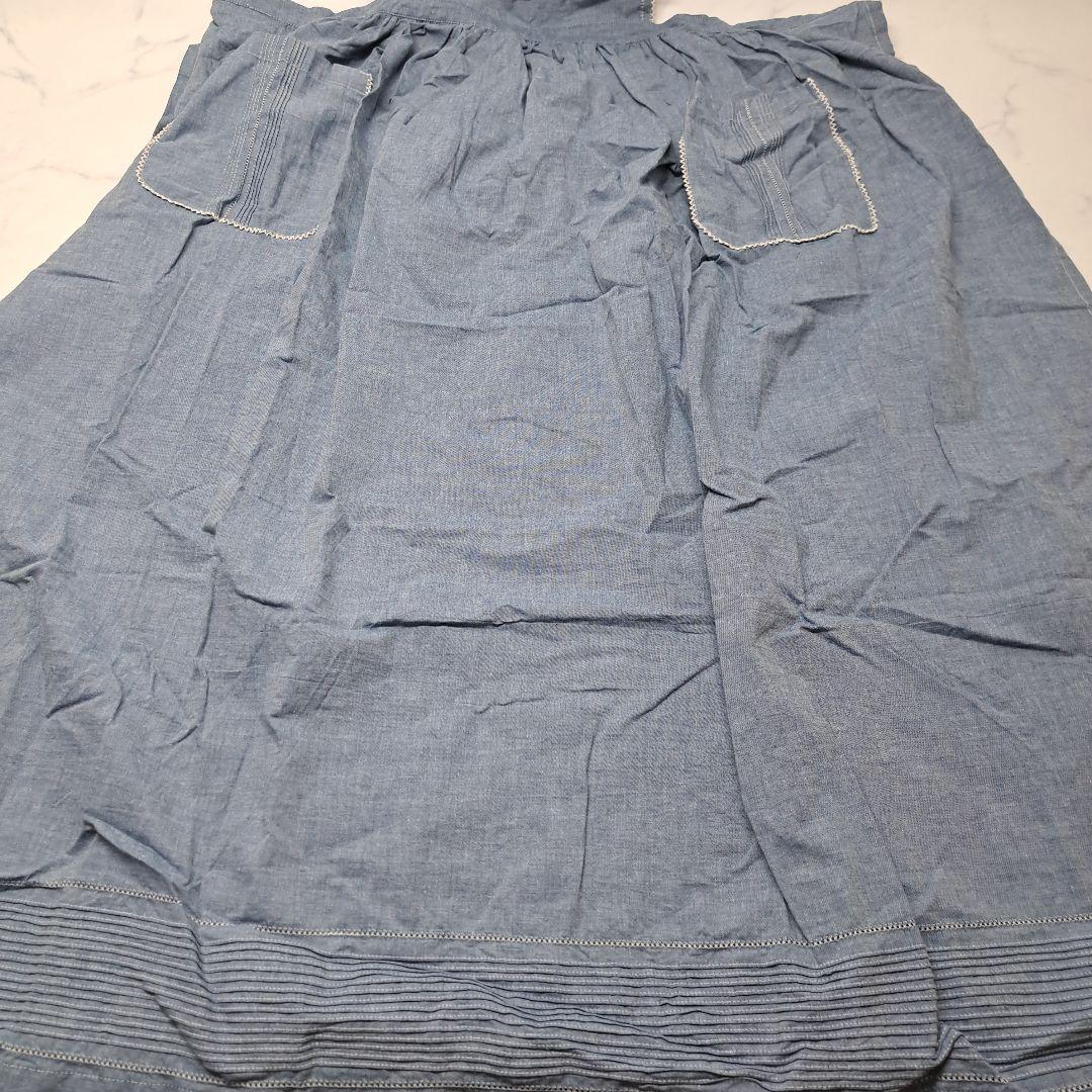 20260113　ピンクハウス　エプロン　ブルー　未使用　※値下げ不可.