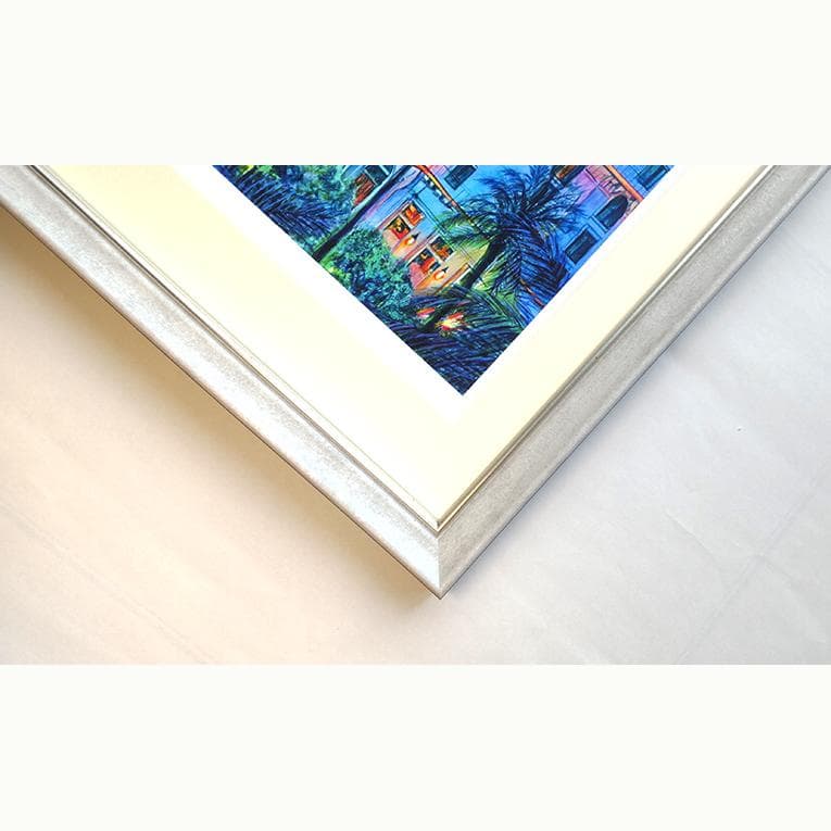 ニース　南フランス コートダジュール　ヨーロッパ　絵画　風景画　アクリル画