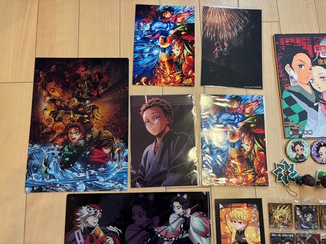 鬼滅の刃　まとめ売り！映画特典　映画無限城編ファイル　塗り絵　キーホルダー