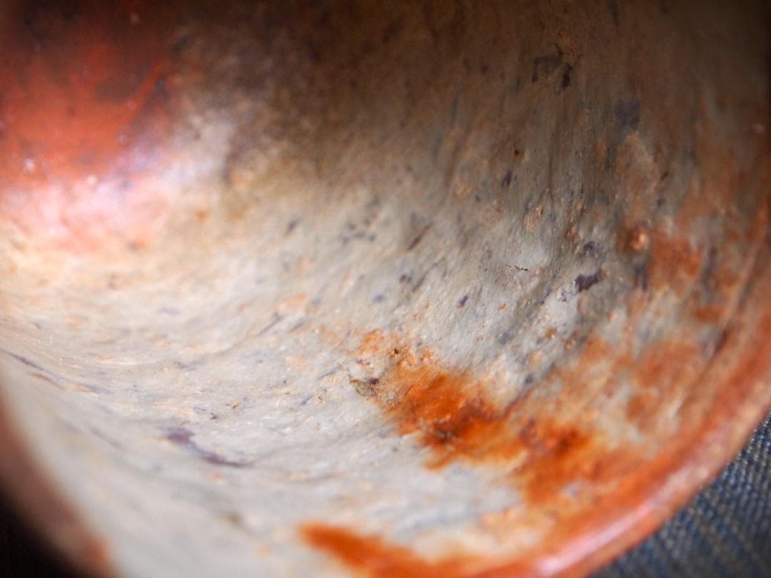 人気作家★川端文男【師：金重利右衛門】★備前《自然練り込み》湯呑み★共箱