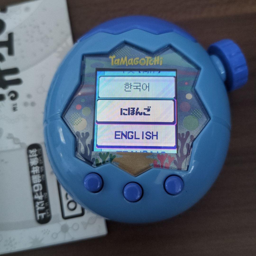 たまごっちパラダイス　青　BANDAI クリアケース付き