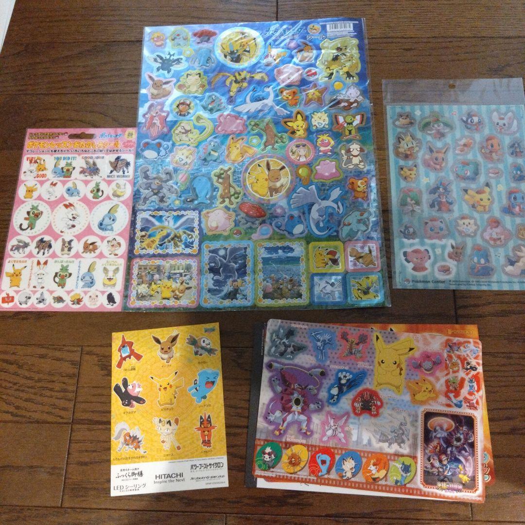 ポケモン　シール　ステッカー　ノート　まとめ売り