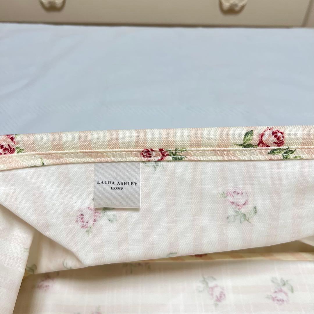ローラアシュレイ（LAURA ASHLEY）ストレージボックス／布製バスケットM
