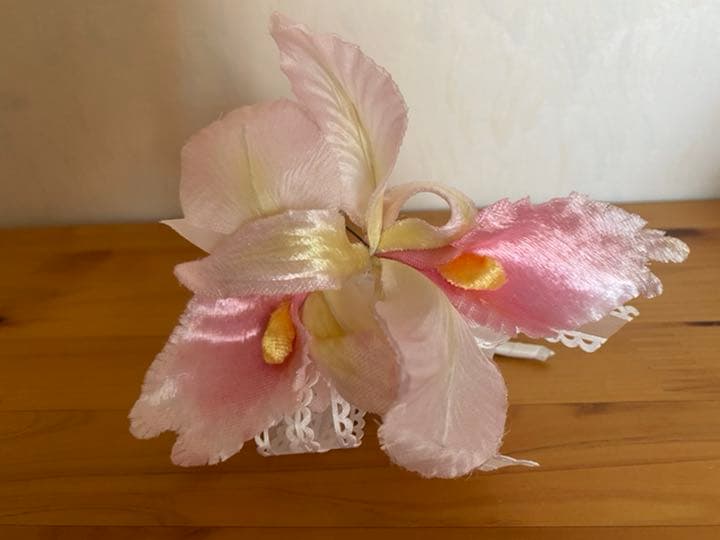 レトロ　ハンドメイド　アートフラワー　ウエディングブーケ　ブートニア　コサージュ