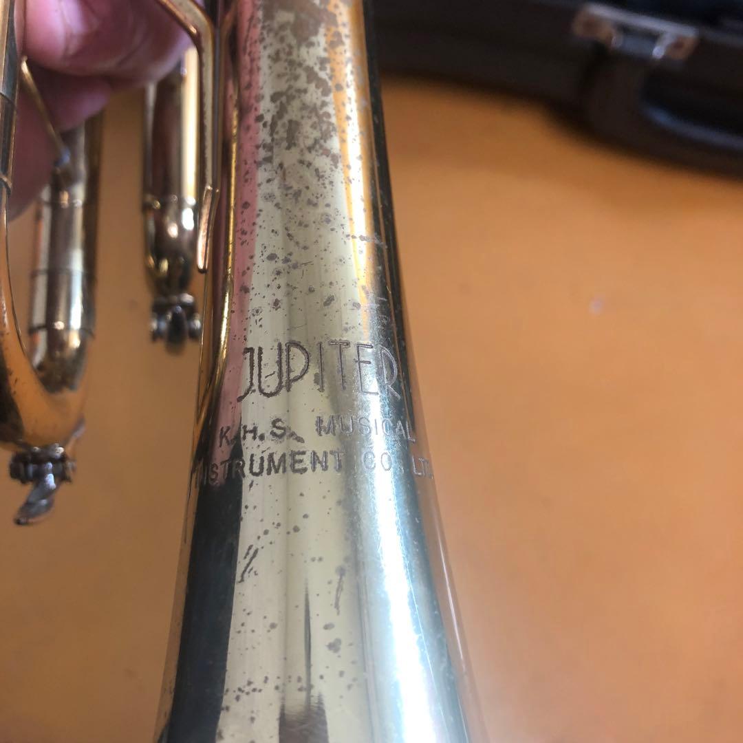 K*U様 JUPITER トランペット本体 ケース付き 使用感不明 現状渡し