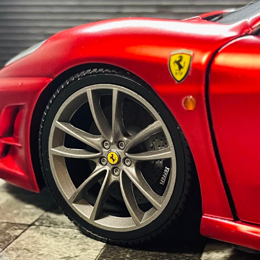 カスタム品 1/18 Mattel Elite フェラーリ 430スクーデリア