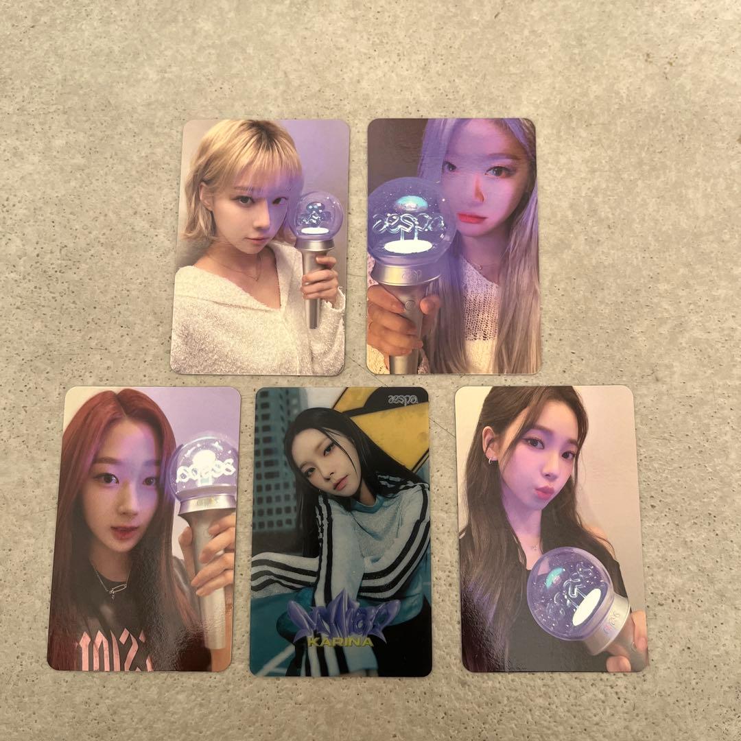 aespa 公式ファンライト シルバー