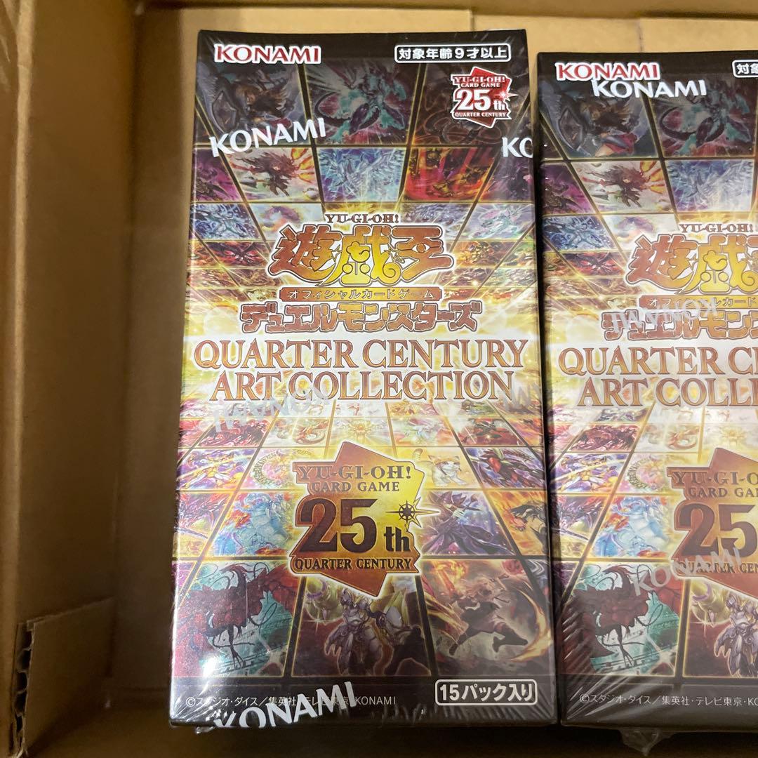 遊戯王OCG クォーターセンチュリーアートコレクション　シュリンク付き　3BOX