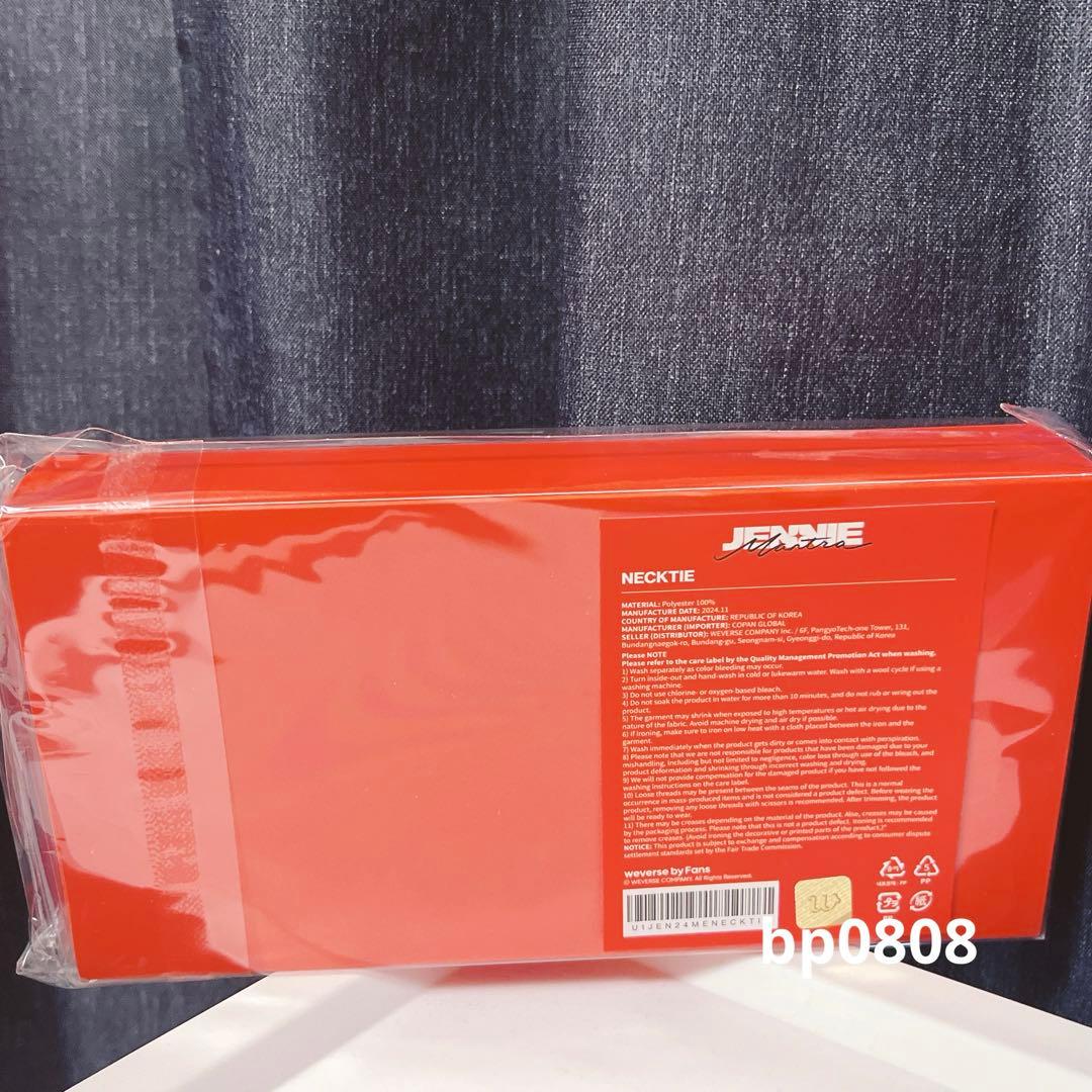 公式　JENNIE mantra ネクタイ ジェニー BLACKPINK