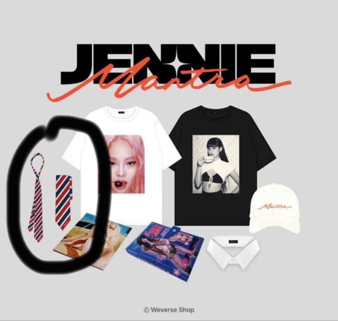 公式　JENNIE mantra ネクタイ ジェニー BLACKPINK