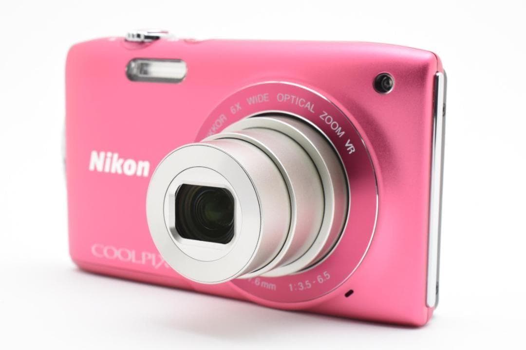 【ほぼ新品・返品保証】　ニコン　Nikon COOLPIX S3300 ピンク