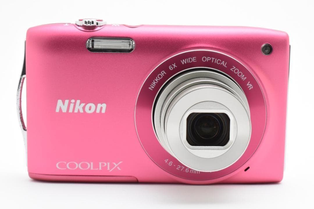 【ほぼ新品・返品保証】　ニコン　Nikon COOLPIX S3300 ピンク