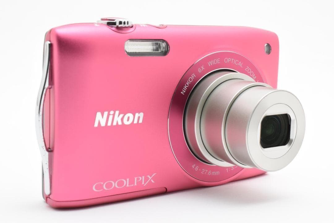 【ほぼ新品・返品保証】　ニコン　Nikon COOLPIX S3300 ピンク