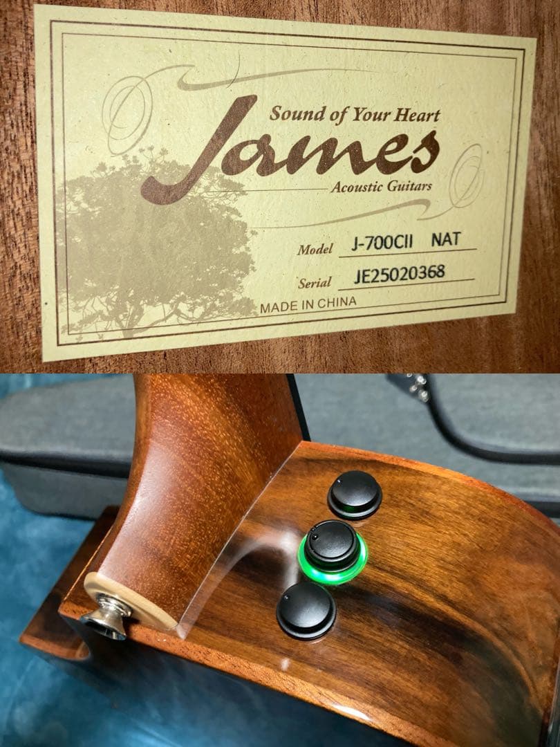 James J-700CⅡ/NAT ジェームスギター