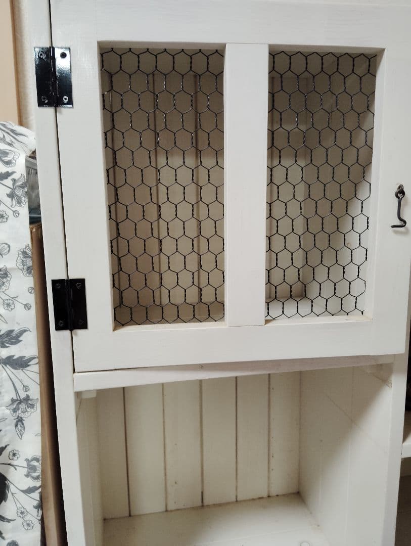 お値引中■アンティーク　ウォールキャビネット 木製 収納棚 飾り棚