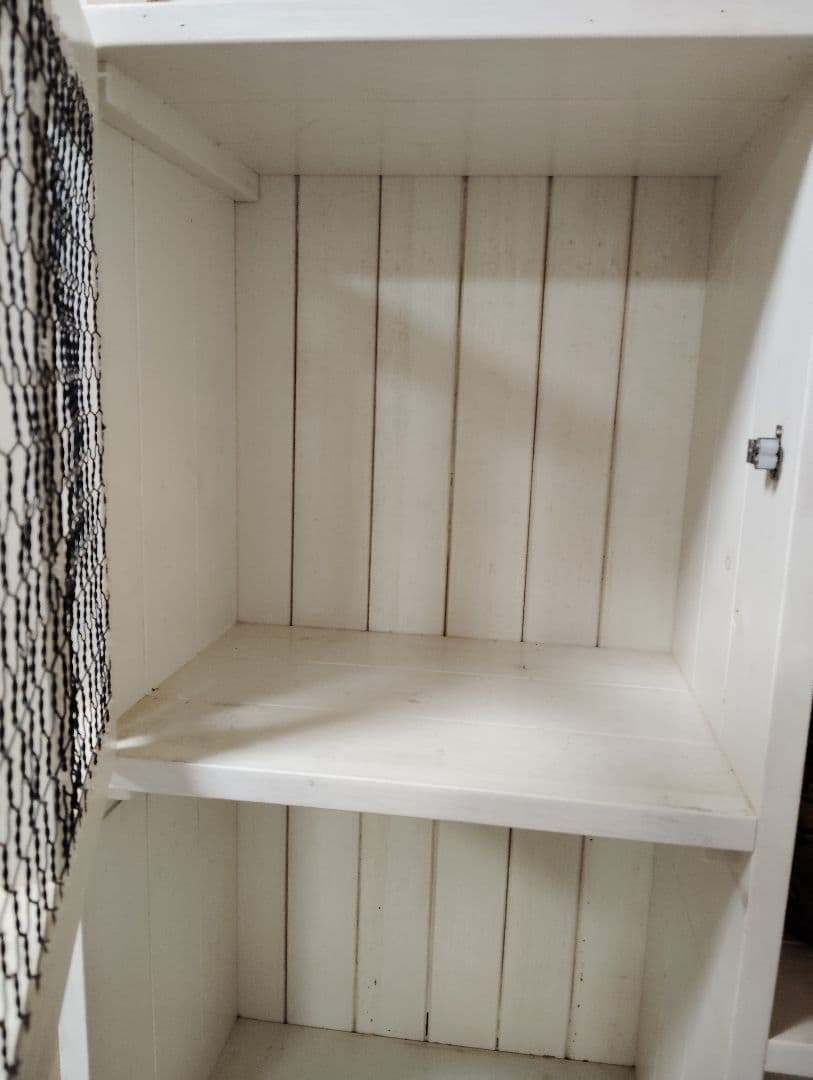 お値引中■アンティーク　ウォールキャビネット 木製 収納棚 飾り棚