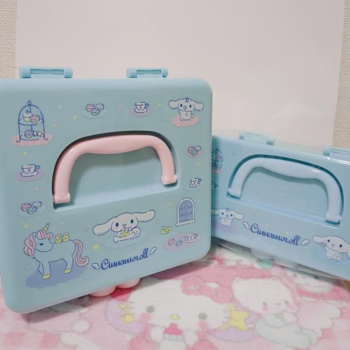 サンリオ　シナモロール　持ち手付き　ボックス　S M 2個セット　救急箱