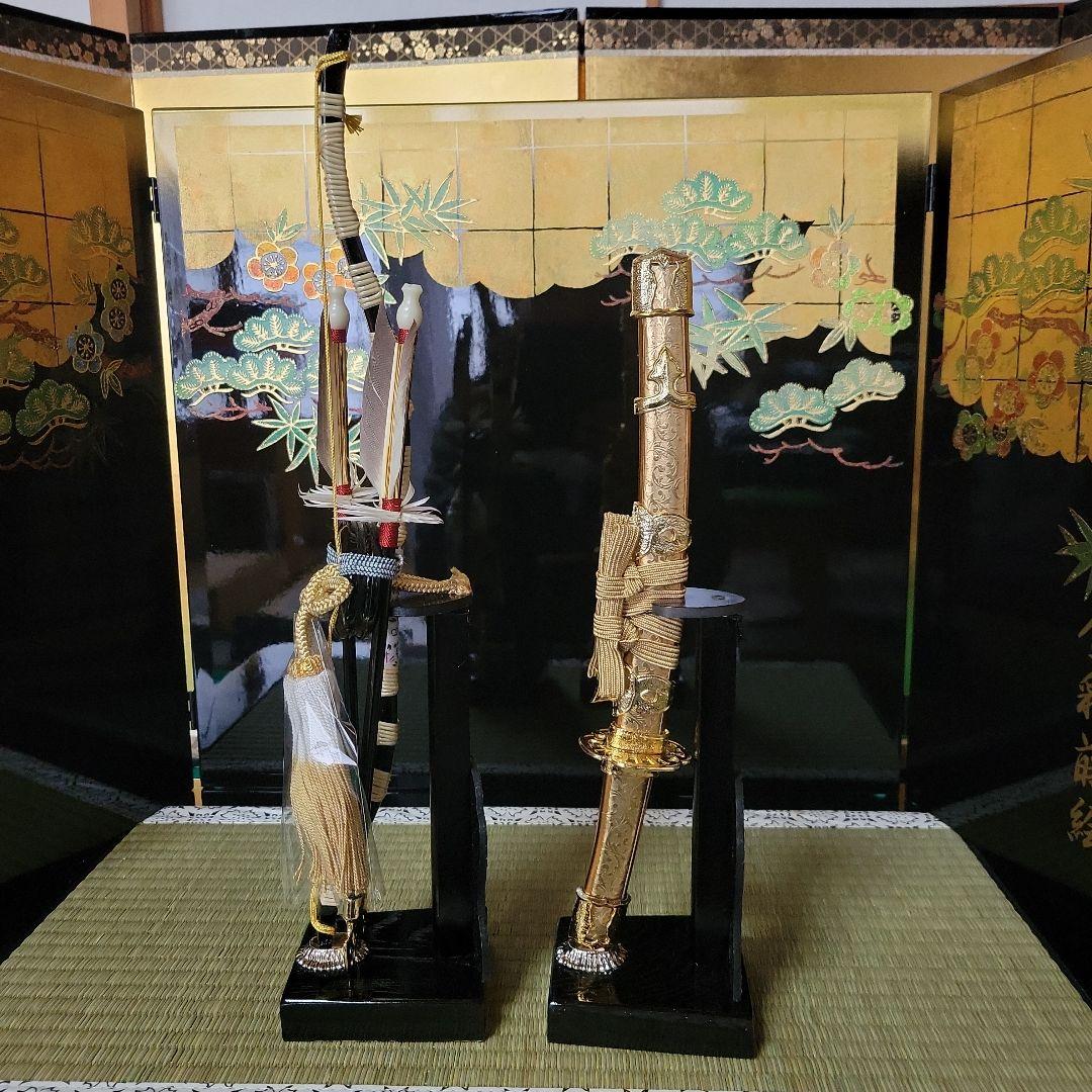 五月人形　13号　金箔と松竹梅セット　H