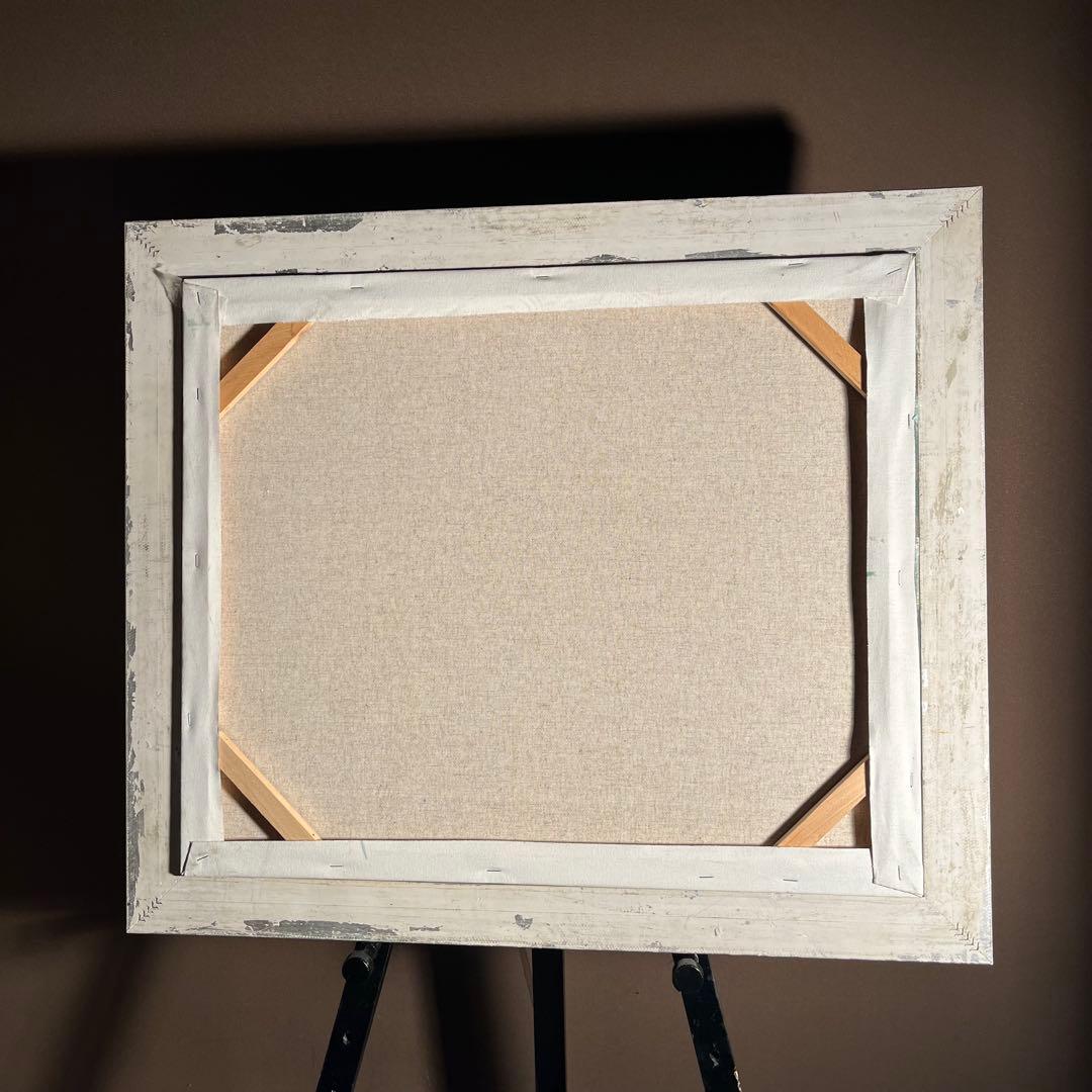 手書き油絵 クロード・モネ 睡蓮 肉筆絵画 額付き インテリア 油彩画