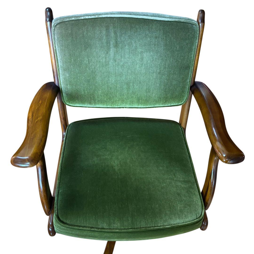 karimoku カリモク コロニアル デスクチェア キャスター付 回転