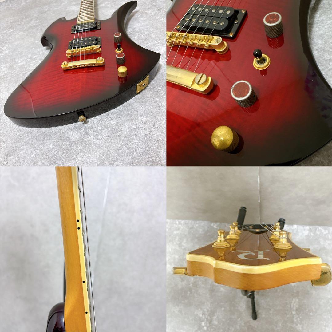 B.C.RICH モッキンバード Mockingbird 680JE 杢目 赤