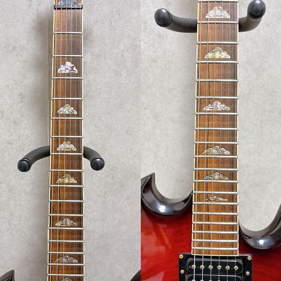 B.C.RICH モッキンバード Mockingbird 680JE 杢目 赤