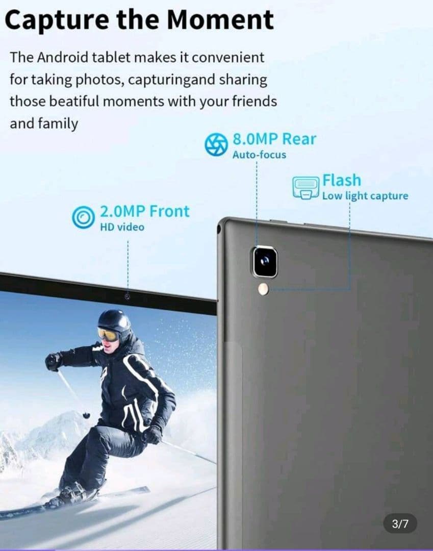 Relndoo Android 15 10インチタブレット 64GB