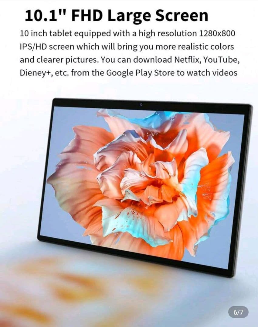 Relndoo Android 15 10インチタブレット 64GB