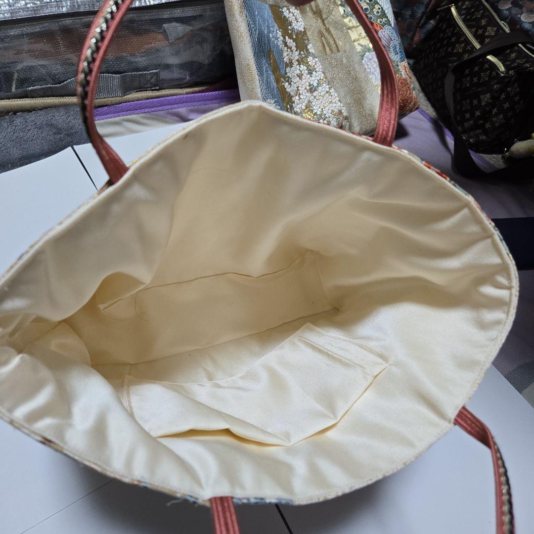 ハンドメイド和風デザイン トートバッグ値下げしました