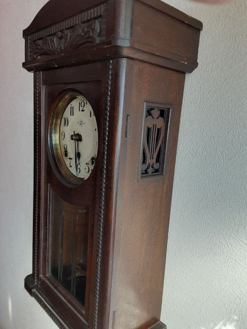 昭和レトロ、アンティーク掛け時計、動作品オリジナル