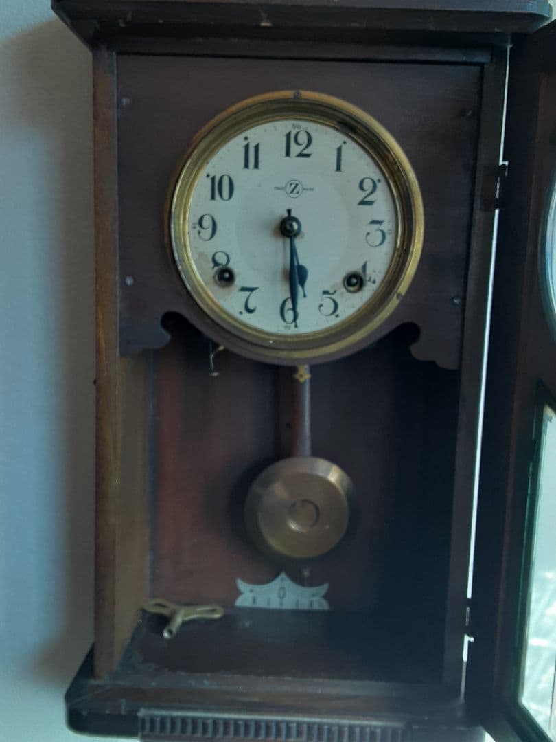 昭和レトロ、アンティーク掛け時計、動作品オリジナル