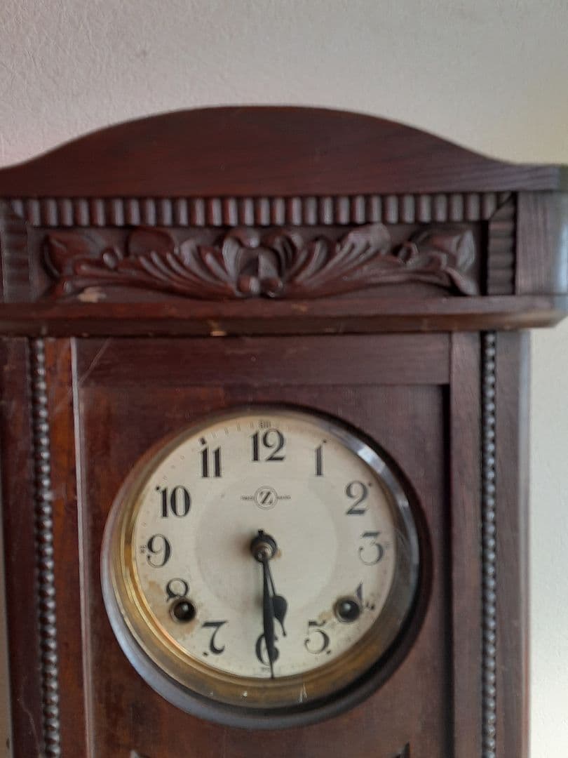 昭和レトロ、アンティーク掛け時計、動作品オリジナル