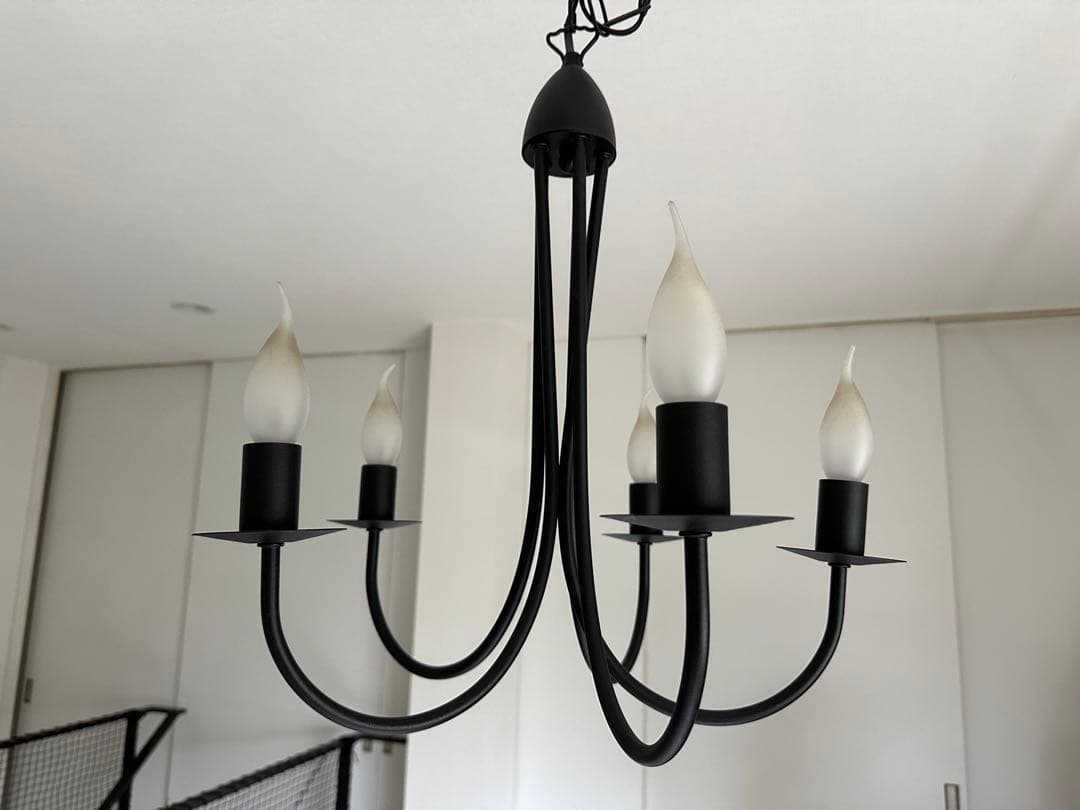 【美品】IKEA MOLNIG イケア シャンデリア 電球付き（予備もあり）